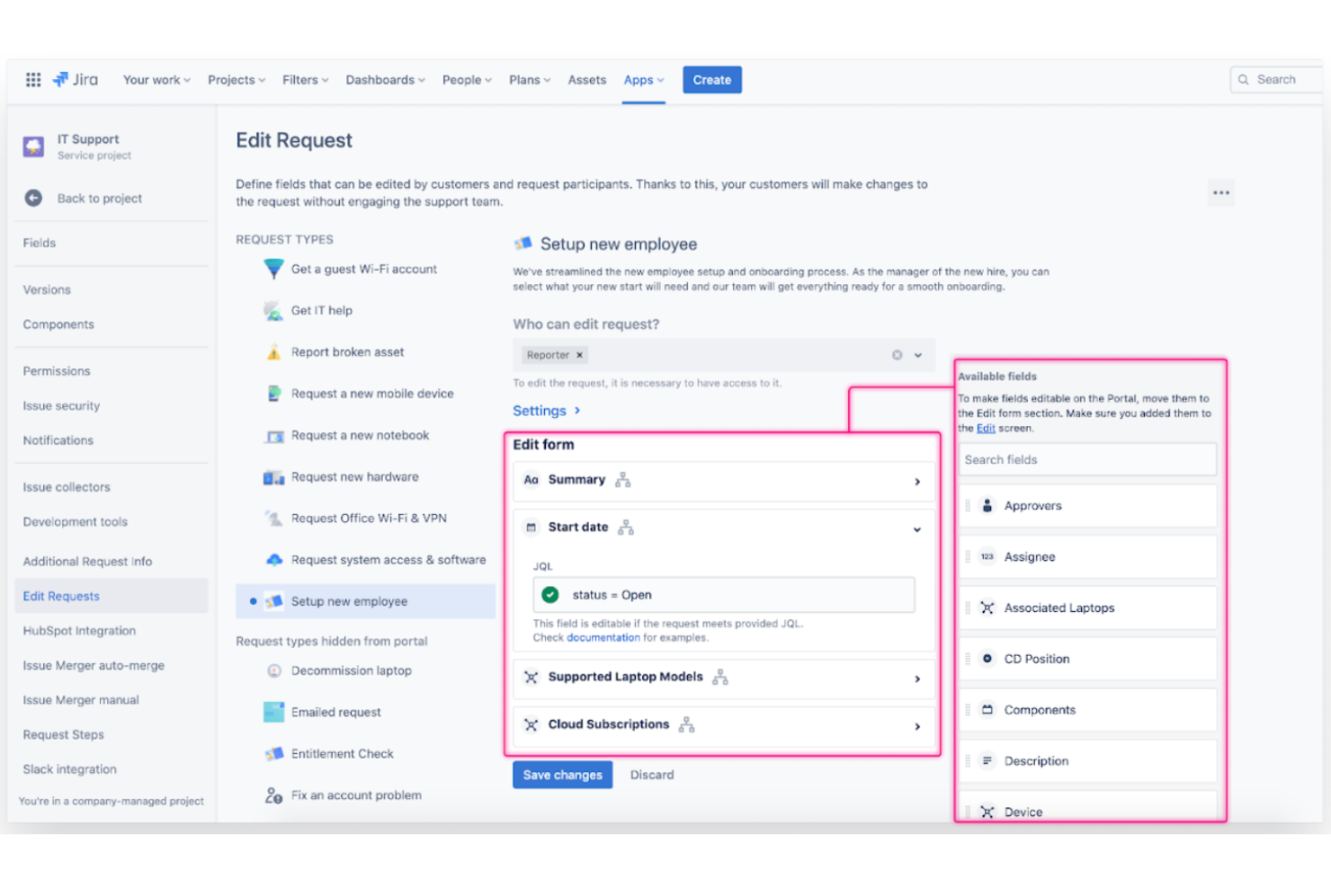  screenshot - Évaluation du logiciel de service client Jira Service Management pour 2026