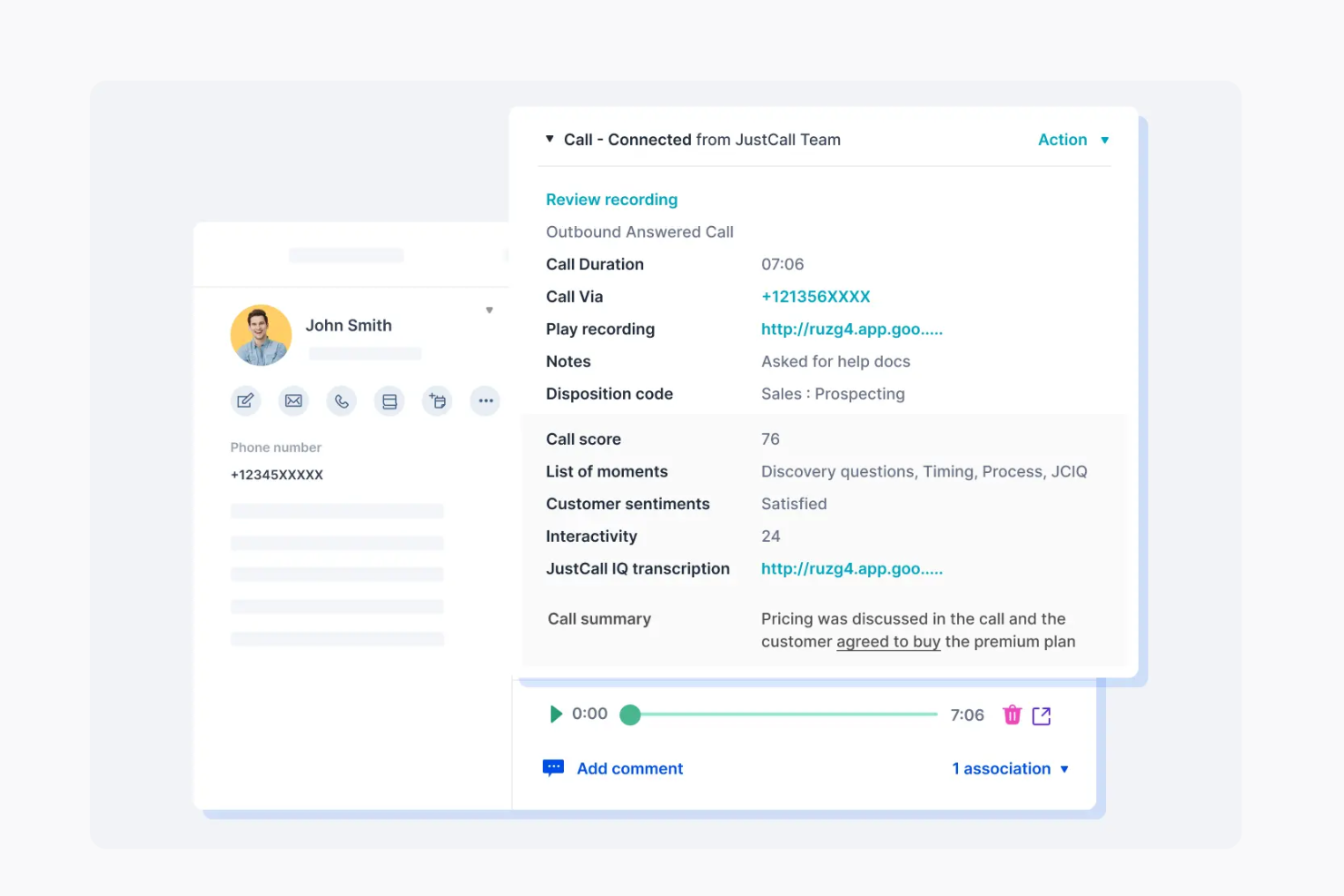  screenshot - JustCall-puhelinkeskusohjelmiston arvostelu 2026