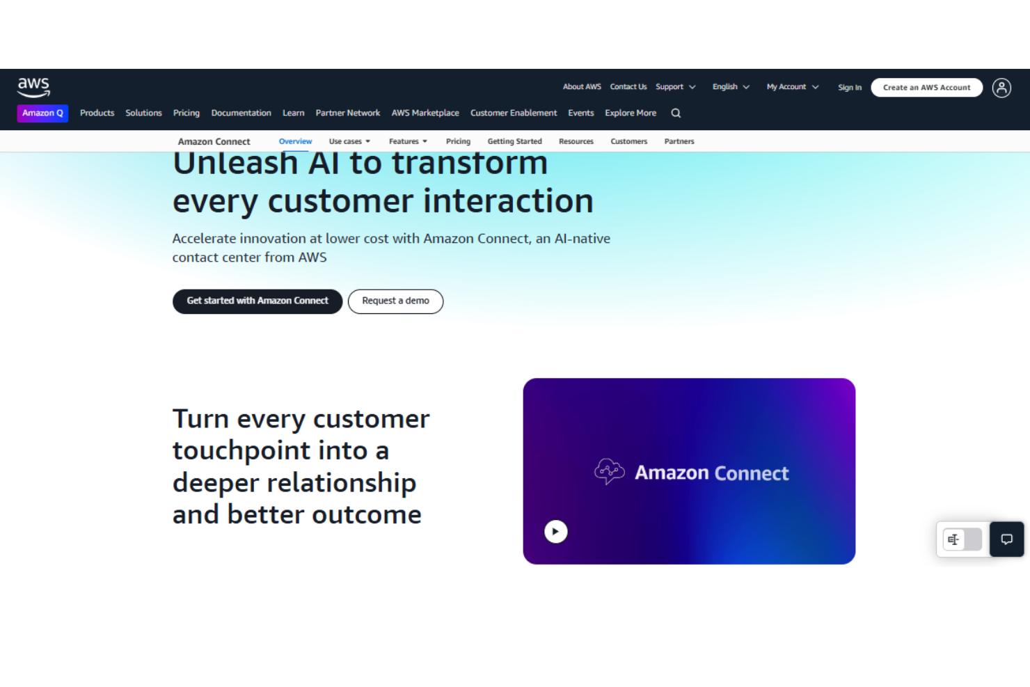 screenshot - Amazon Connect Review: Pros, Cons, Features & Pricing