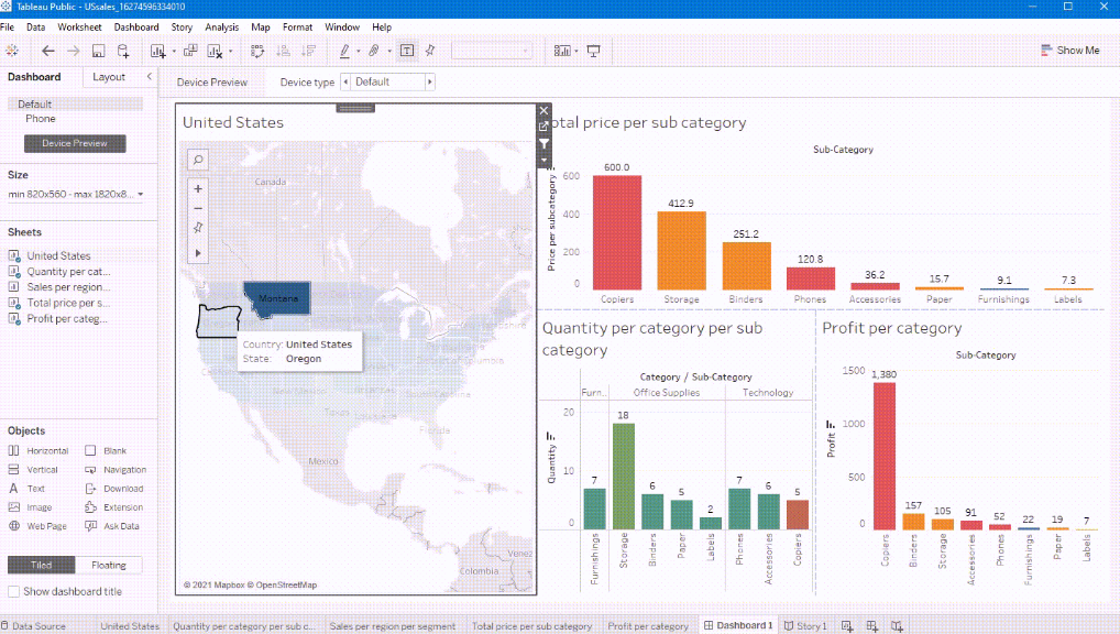  screenshot - Tableau-recension: Fördelar, nackdelar, funktioner och priser