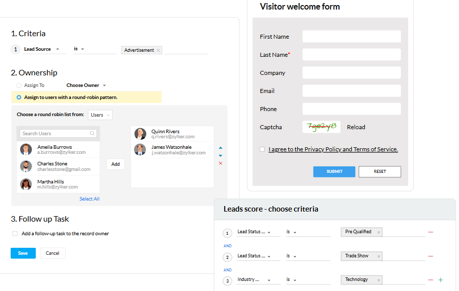  screenshot - Zoho CRM-recension: Fördelar, nackdelar, funktioner & priser