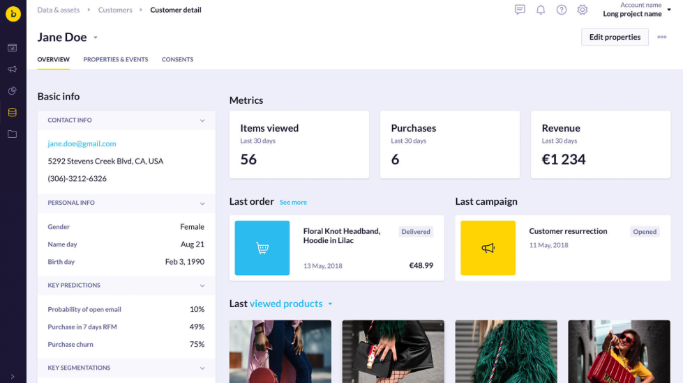  screenshot - Recensione di Bloomreach: vantaggi, svantaggi, funzionalità e prezzi