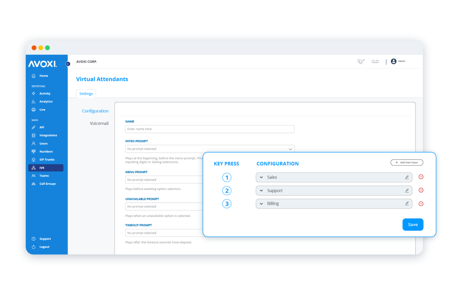  screenshot - AVOXI-Bewertung: Vor- und Nachteile, Funktionen und Preise
