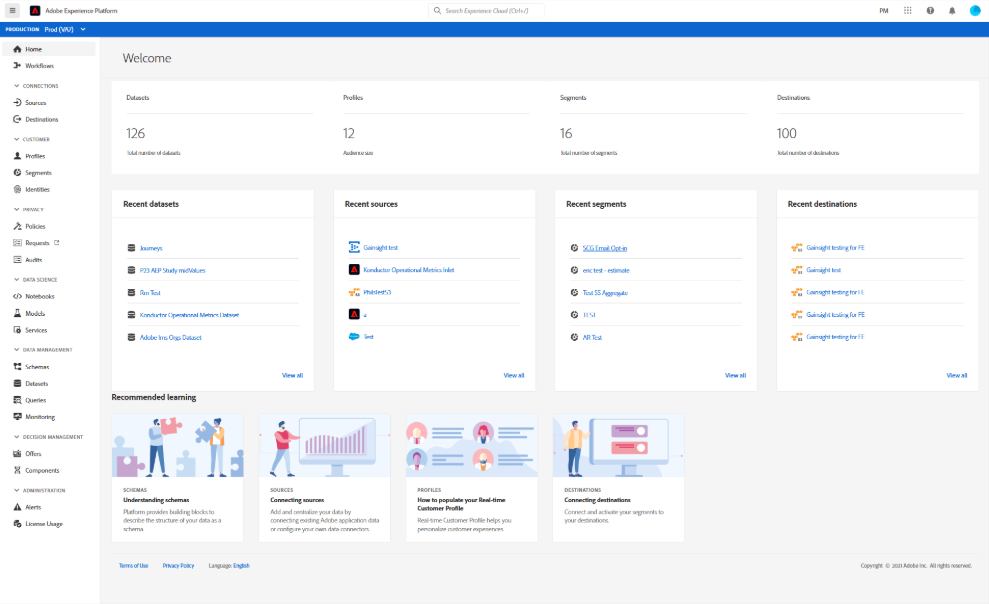  screenshot - Anmeldelse af Adobe Real-Time CDP: Fordele, ulemper, funktioner og priser