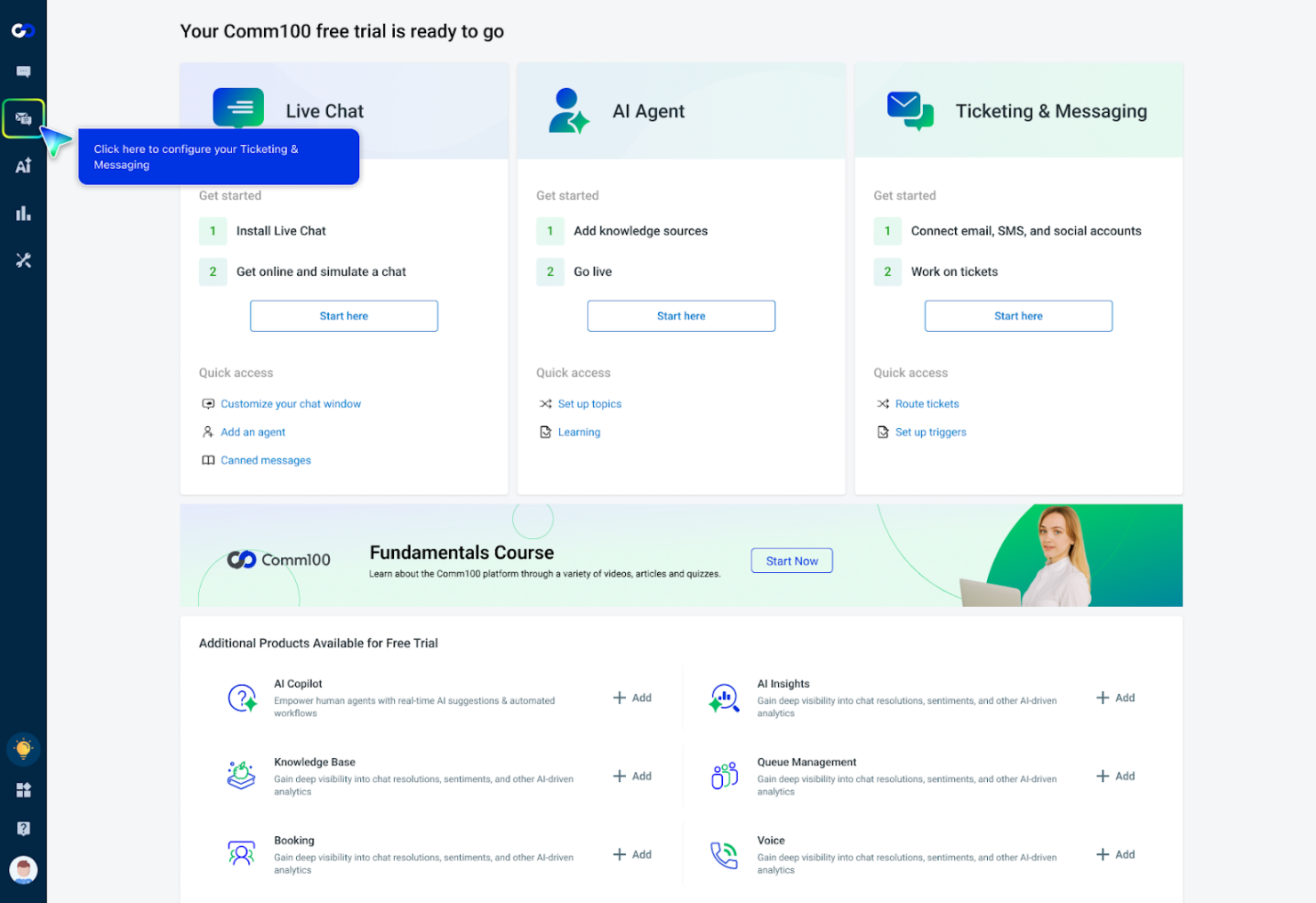  screenshot - Comm100-recension: Fördelar, nackdelar, funktioner och priser