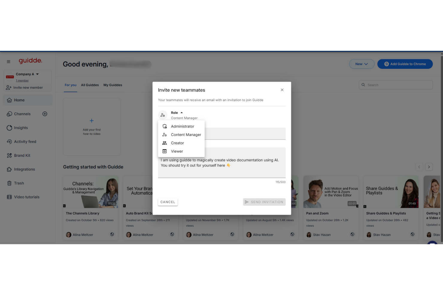  screenshot - Guidde Review: Pros, Cons, Features and Pricing