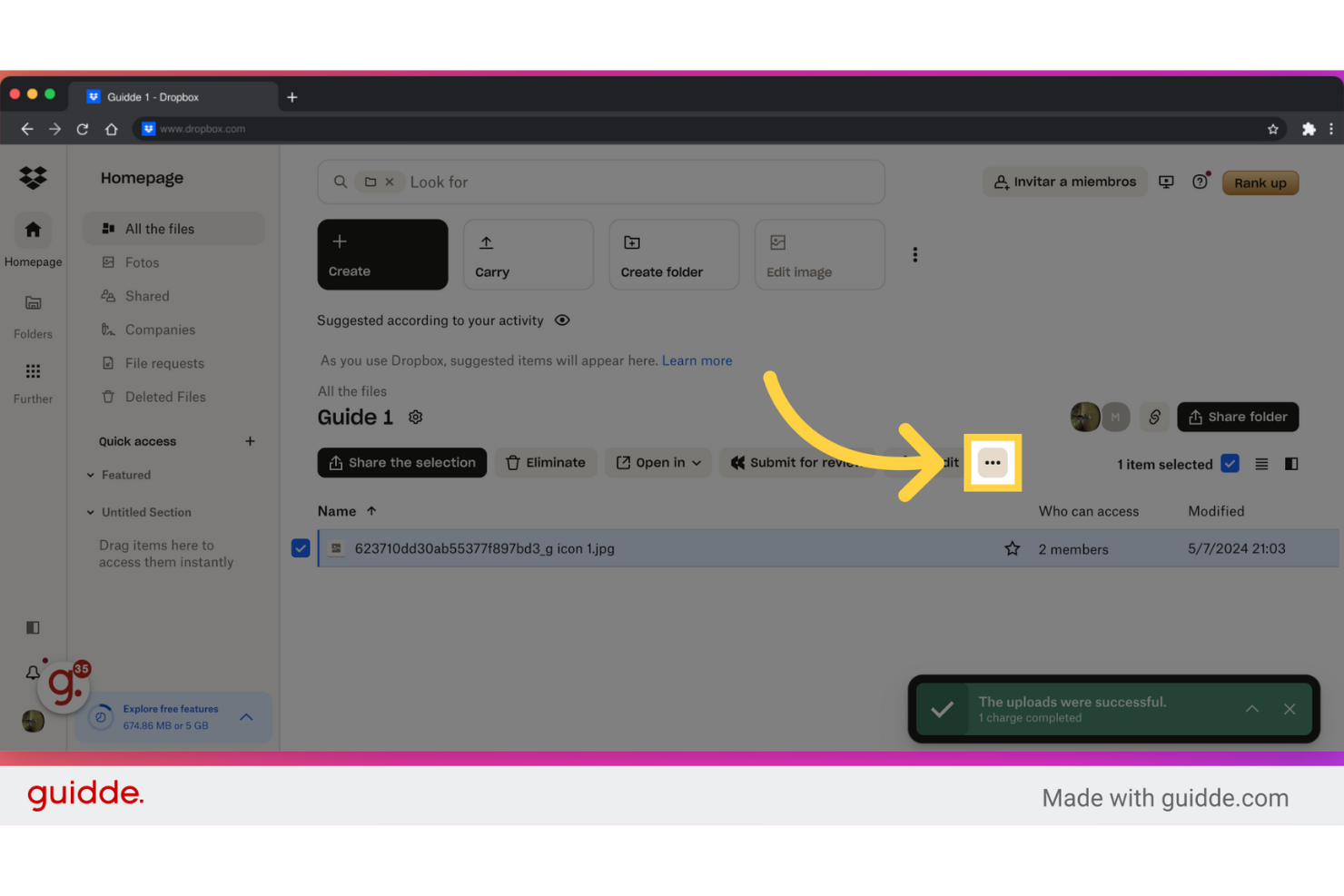  screenshot - Guidde Review: Pros, Cons, Features and Pricing