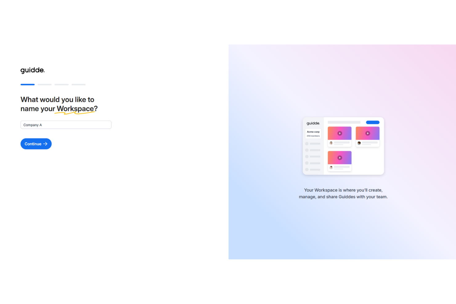  screenshot - Guidde Review: Pros, Cons, Features and Pricing