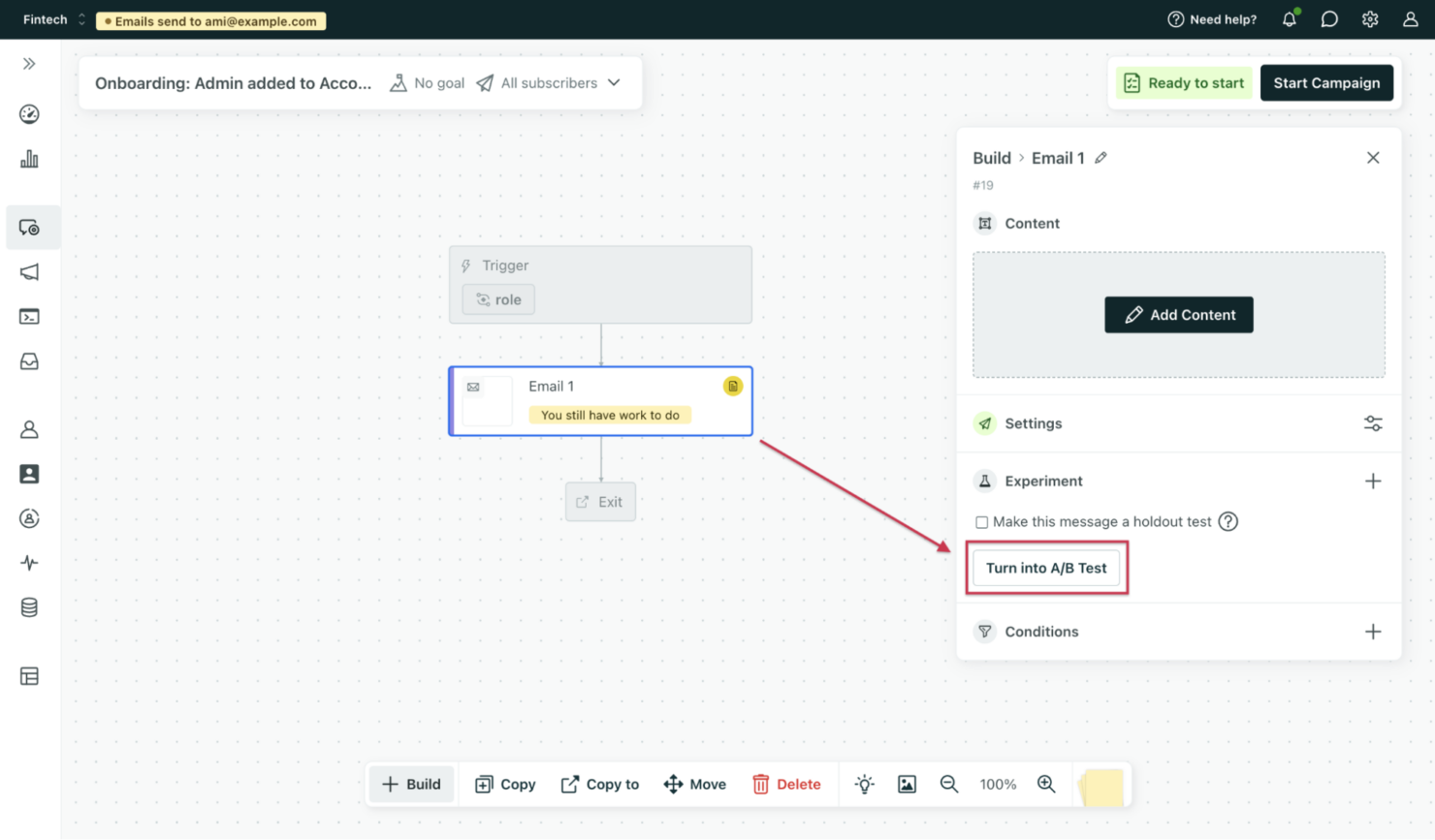 screenshot - Avis sur Customer.io : avantages, inconvénients, fonctionnalités et tarifs