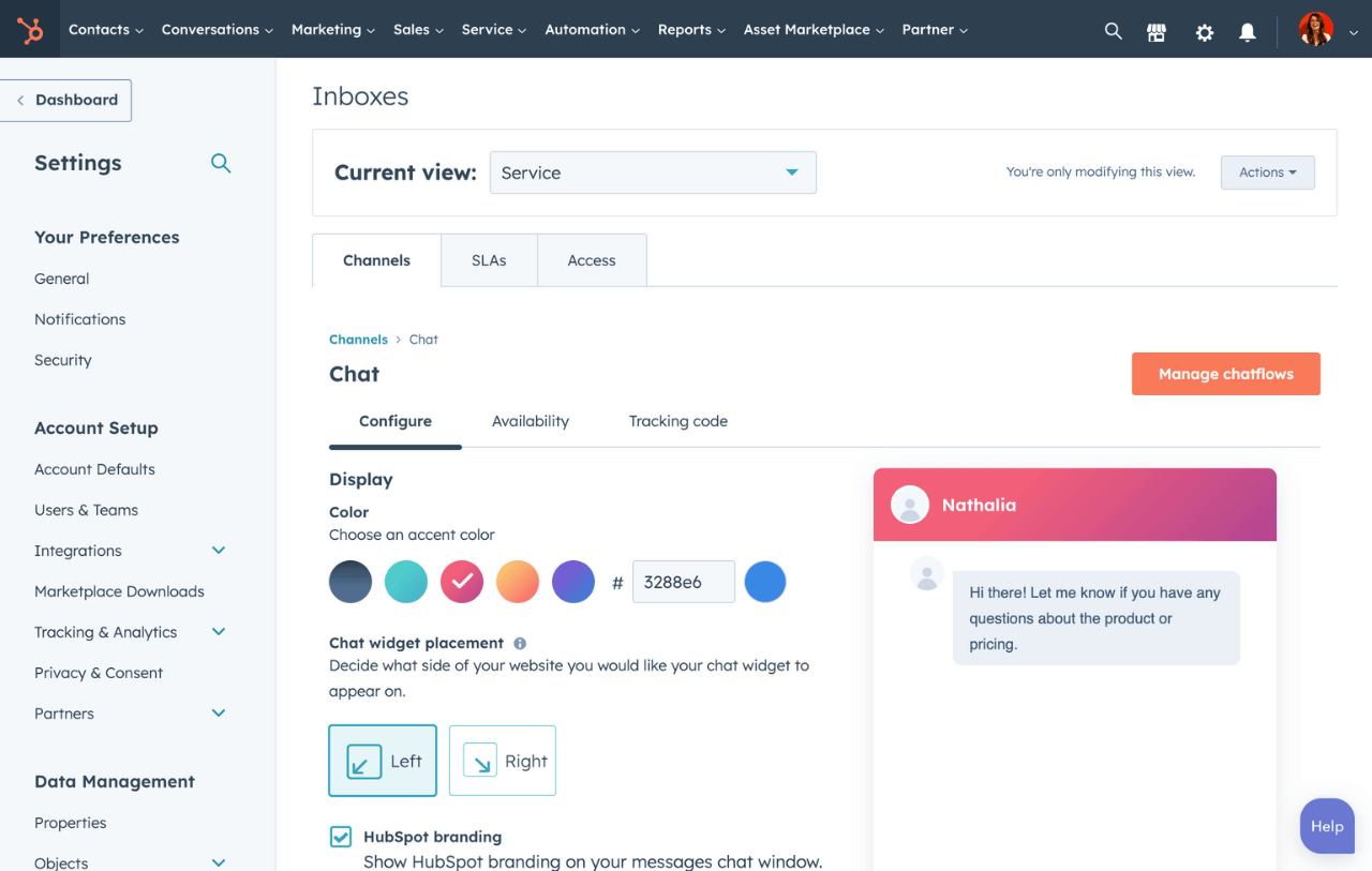  screenshot - Anmeldelse af HubSpot Service Hub: Fordele, ulemper, funktioner og priser