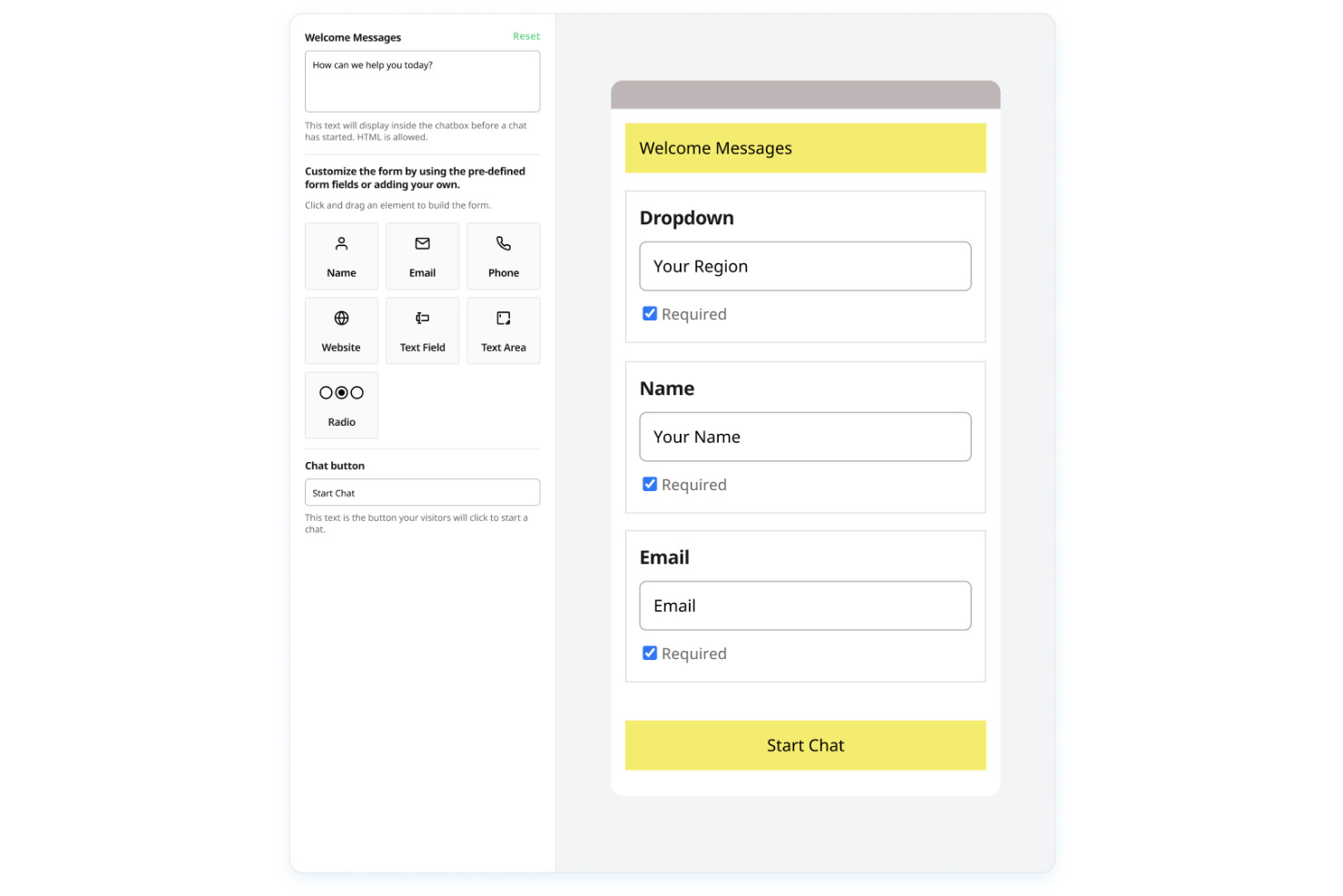 screenshot - Olark-arvostelu: hyvät ja huonot puolet, ominaisuudet ja hinnoittelu