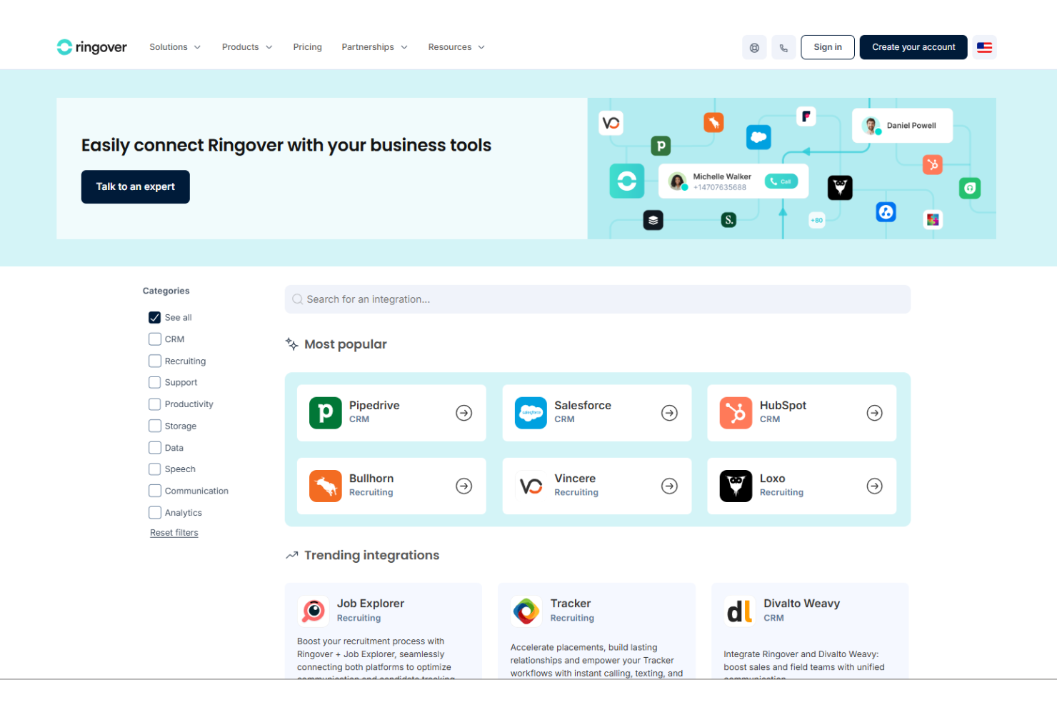  screenshot - Ringover-recension: Fördelar, nackdelar, funktioner och priser