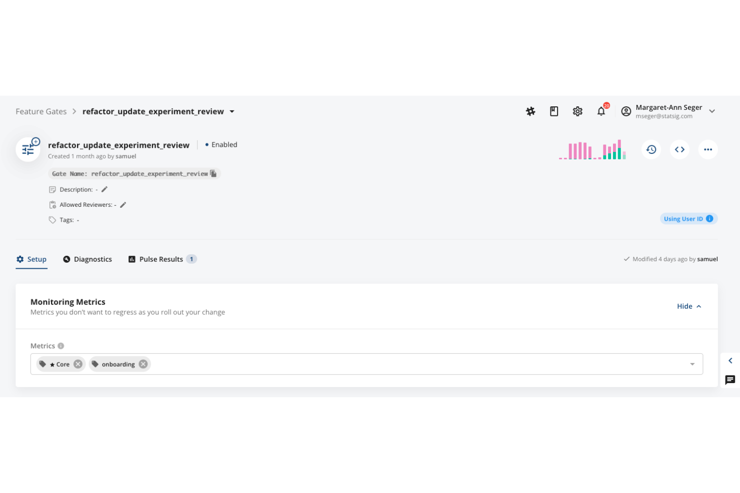  screenshot - Statsig-beoordeling: voordelen, nadelen, functies en prijzen