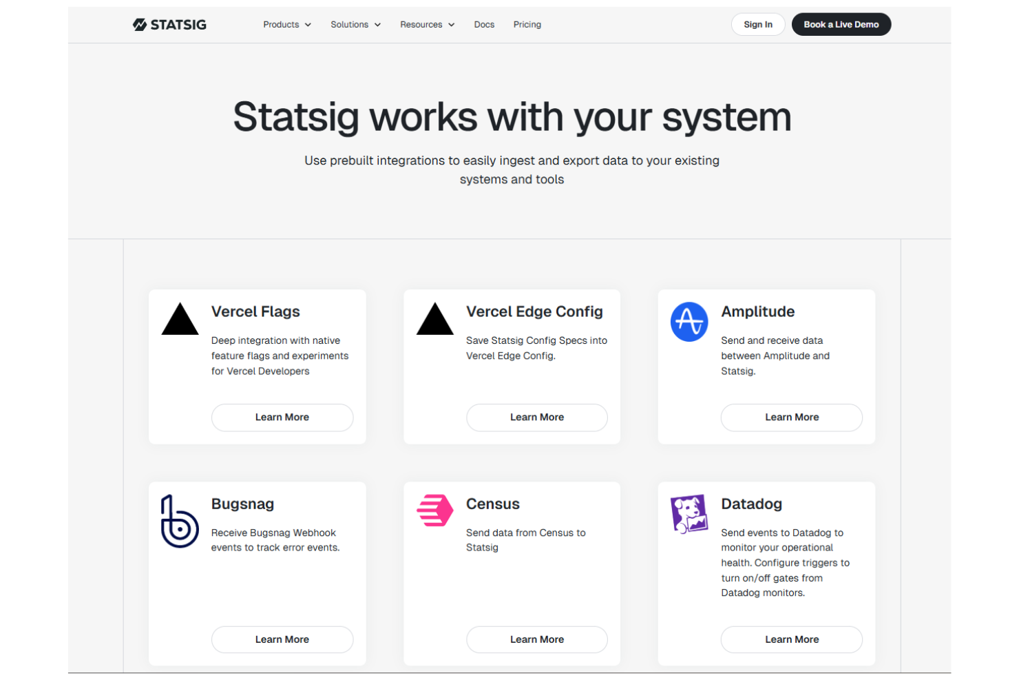  screenshot - Statsig-recension: för- och nackdelar, funktioner och priser