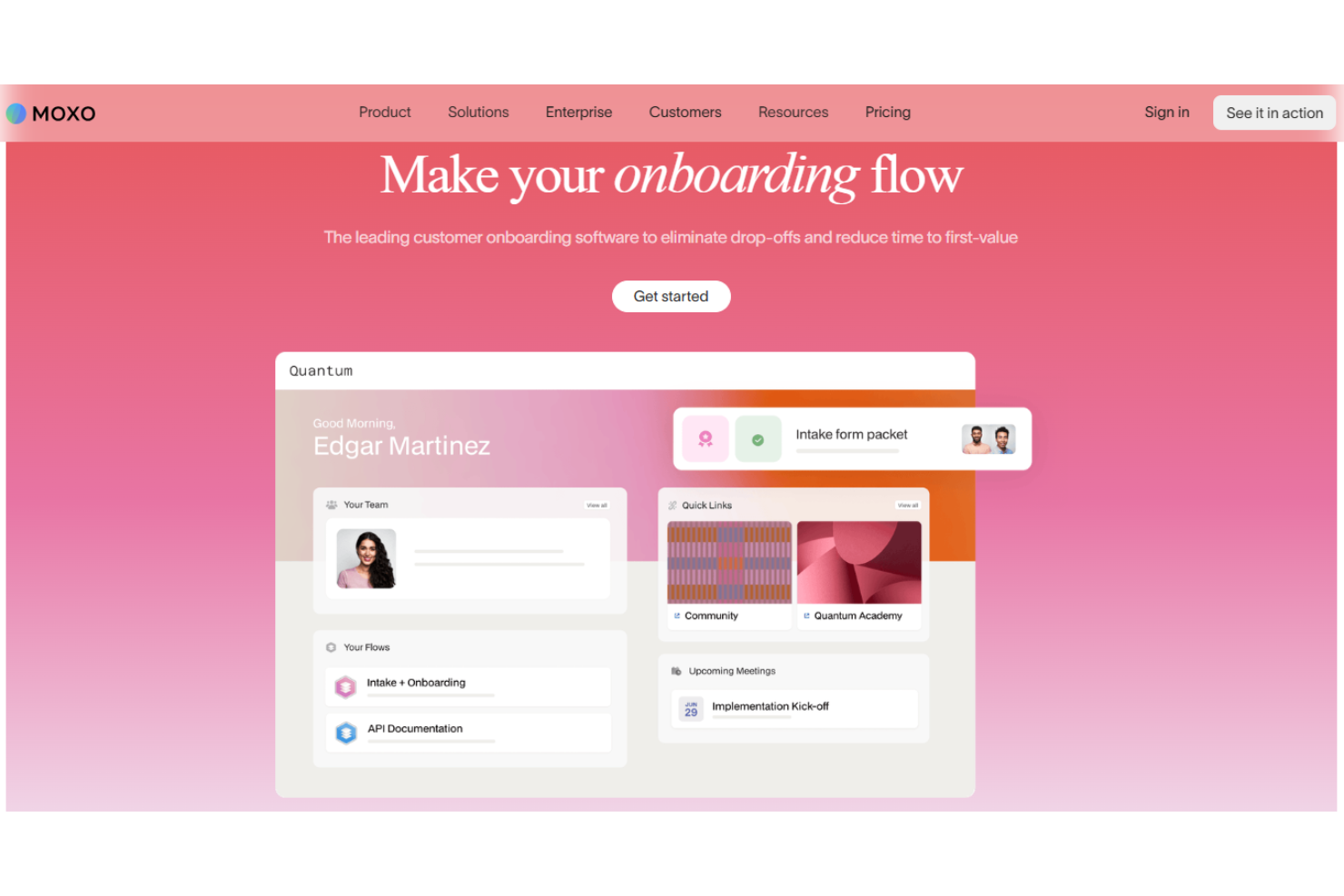 screenshot - Moxo-beoordeling: voordelen, nadelen, functies en prijzen