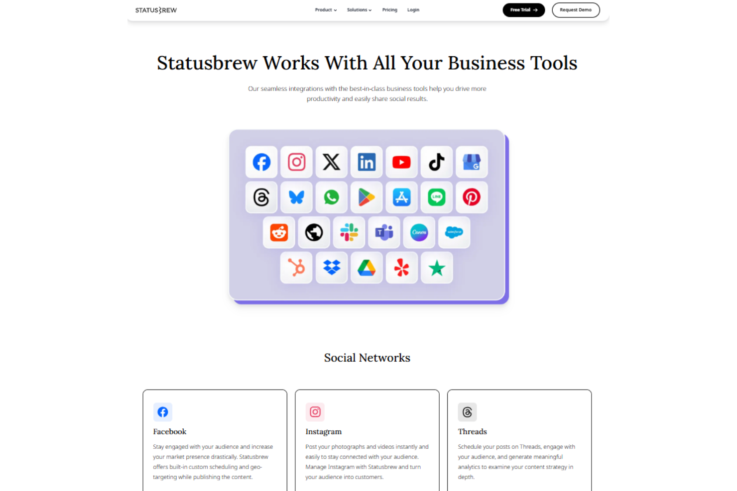  screenshot - Avis sur Statusbrew : avantages, inconvénients, fonctionnalités et tarifs