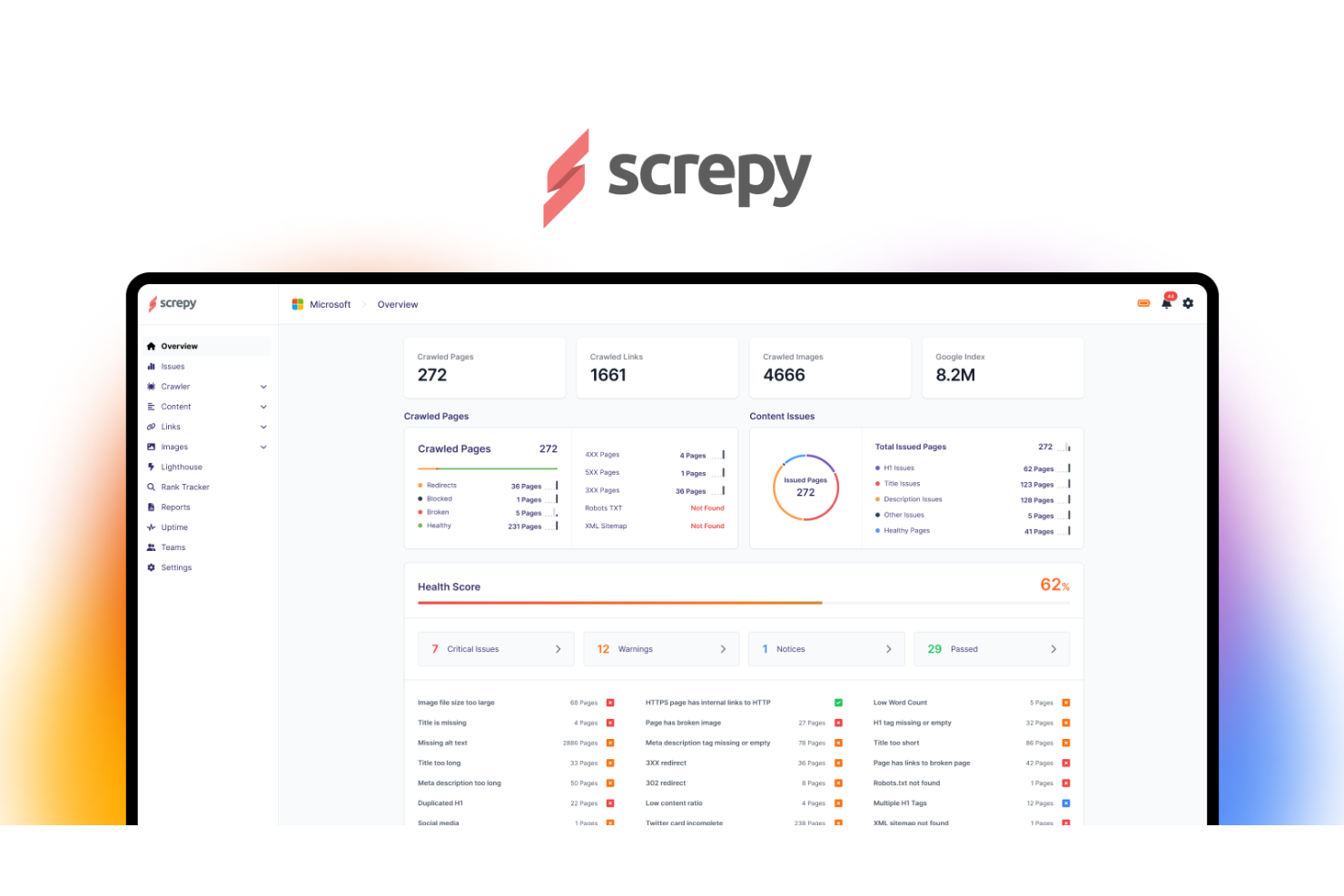  screenshot - Screpy-recension: Fördelar, nackdelar, funktioner och priser