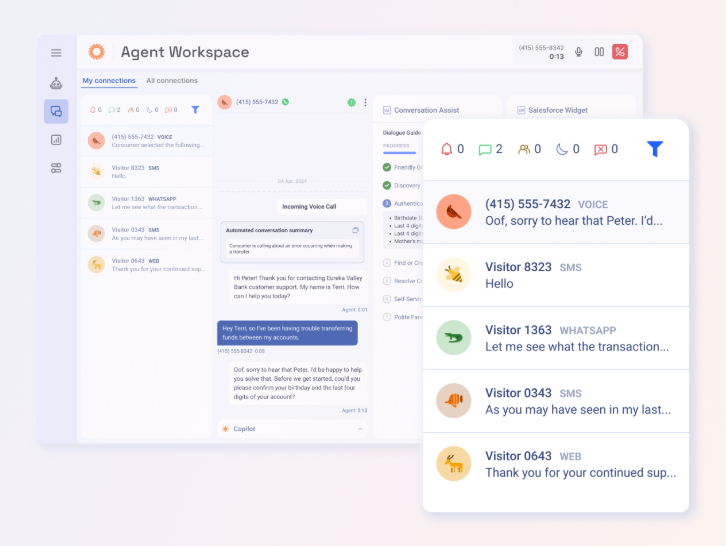  screenshot - LivePerson-recension: Fördelar, nackdelar, funktioner och priser