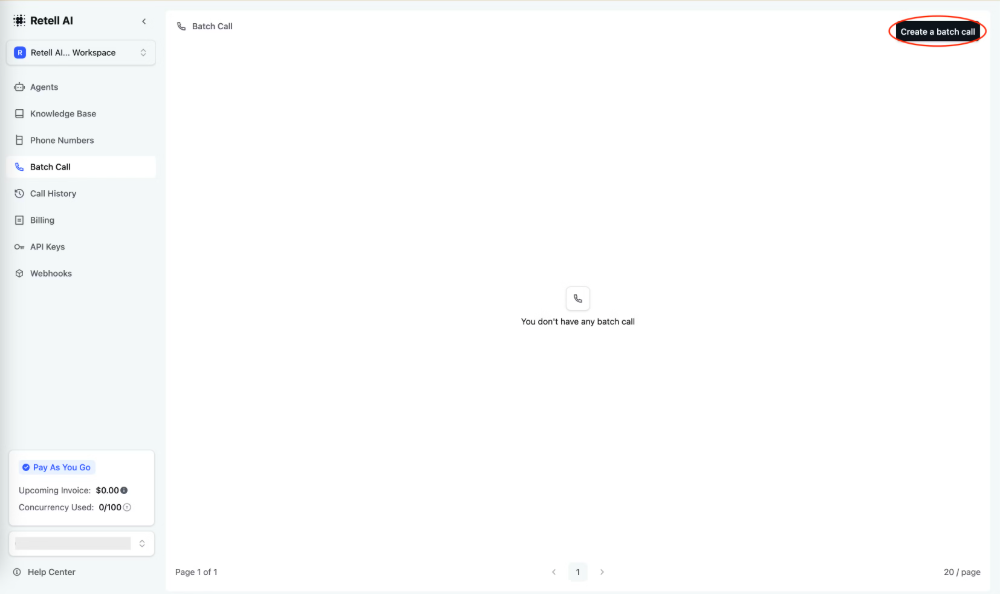  screenshot - Recensione di Retell AI: vantaggi, svantaggi, funzionalità e prezzi