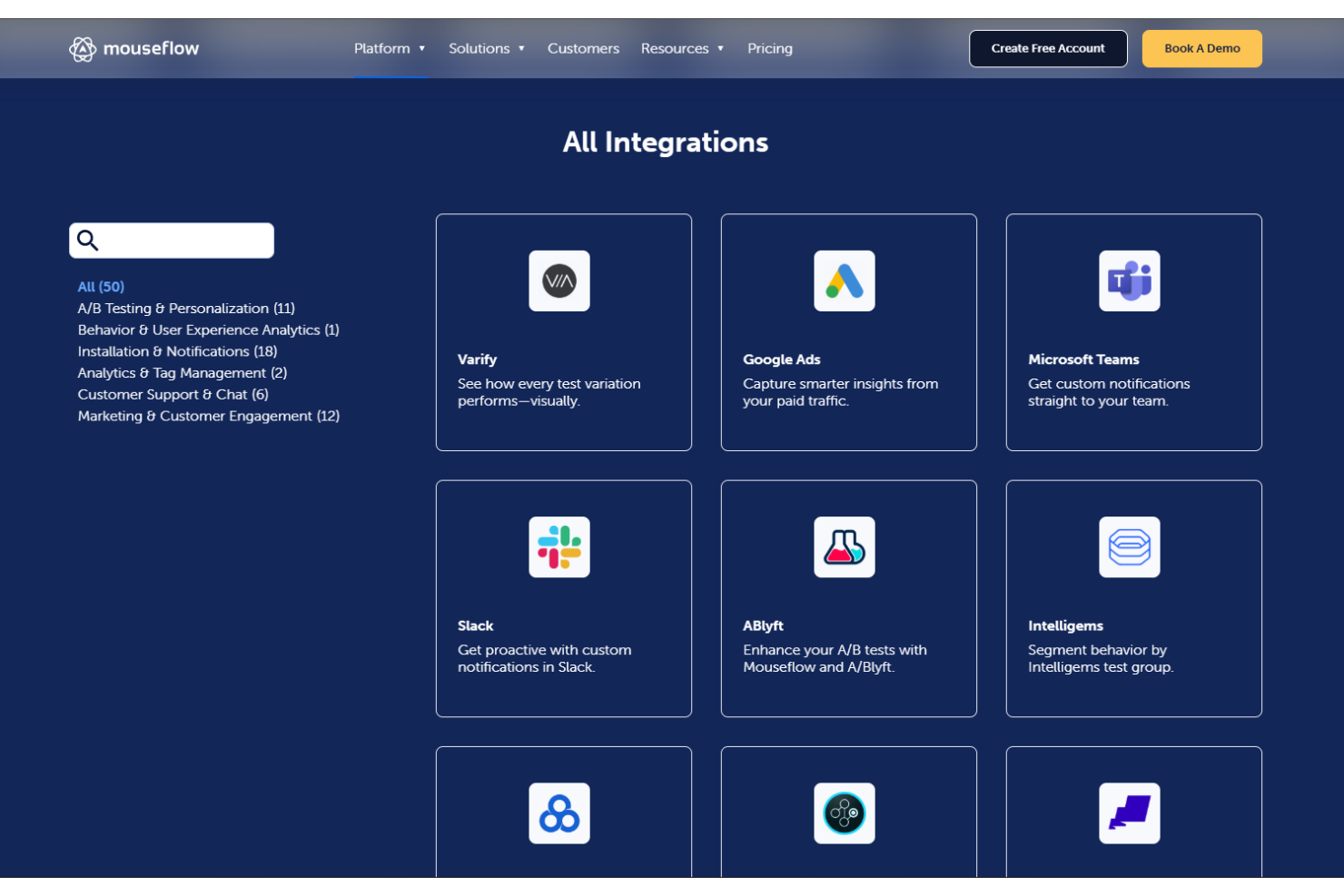  screenshot - Recensione di Mouseflow: pro, contro, funzionalità e prezzi