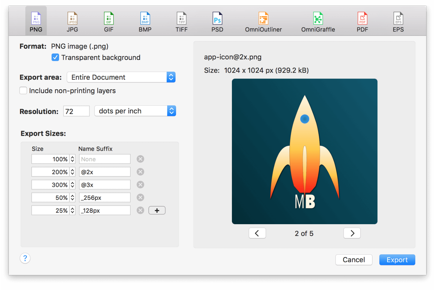  screenshot - OmniGraffle-recension: Fördelar, nackdelar, funktioner och priser