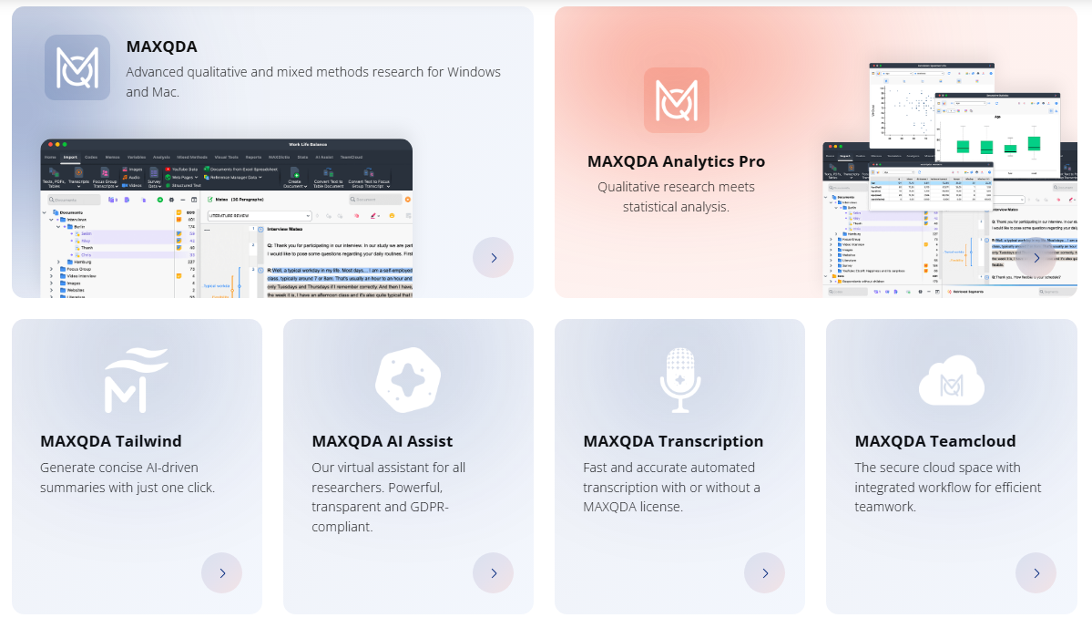  screenshot - MAXQDA-beoordeling: voor- en nadelen, functies en prijzen