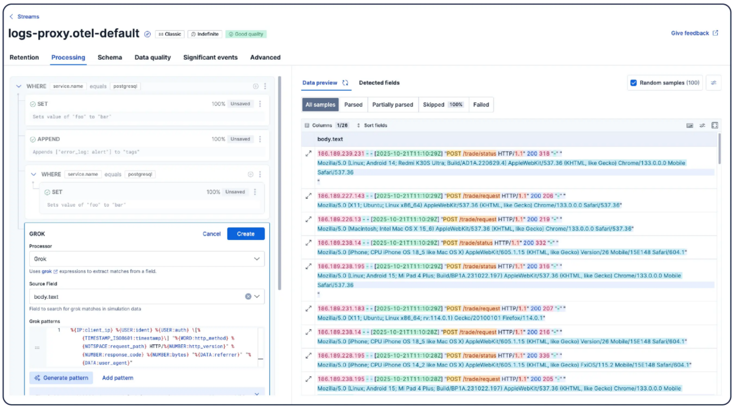  screenshot - Elastic Observability -arvostelu: hyvät ja huonot puolet, ominaisuudet ja hinnoittelu