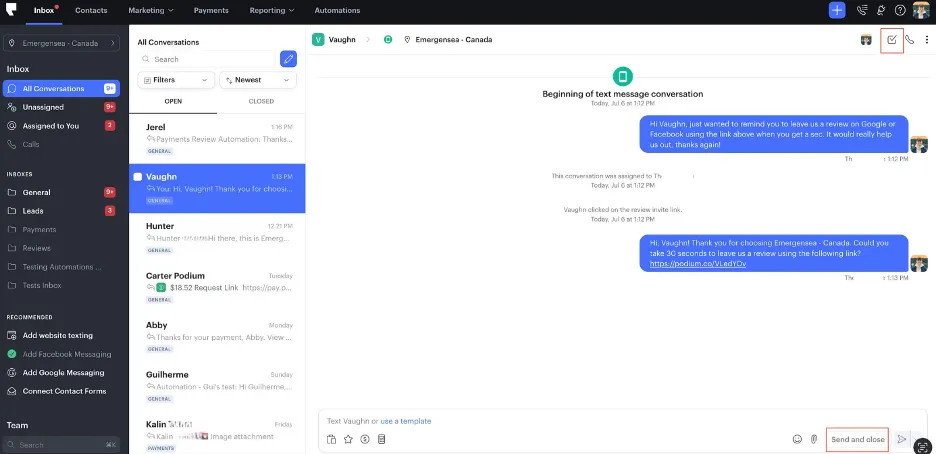  screenshot - Avis sur Podium : avantages, inconvénients, fonctionnalités et tarifs