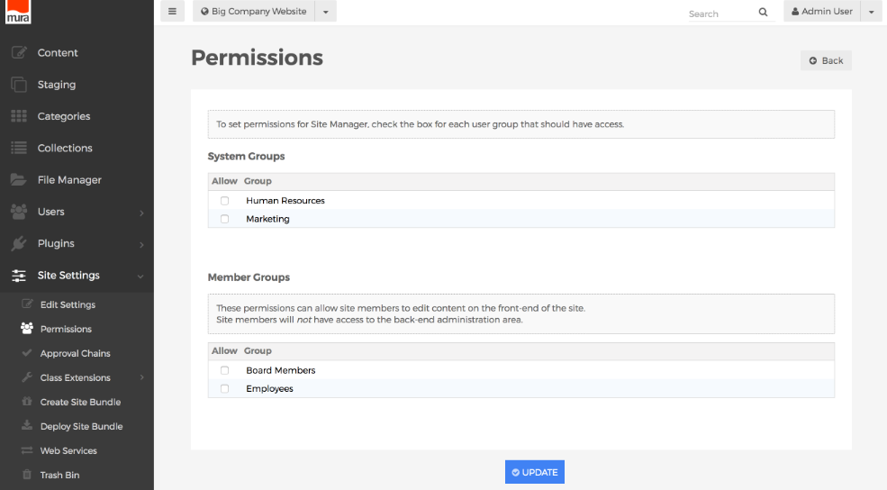  screenshot - Mura CMS Review: Pros, Cons, Features and Pricing