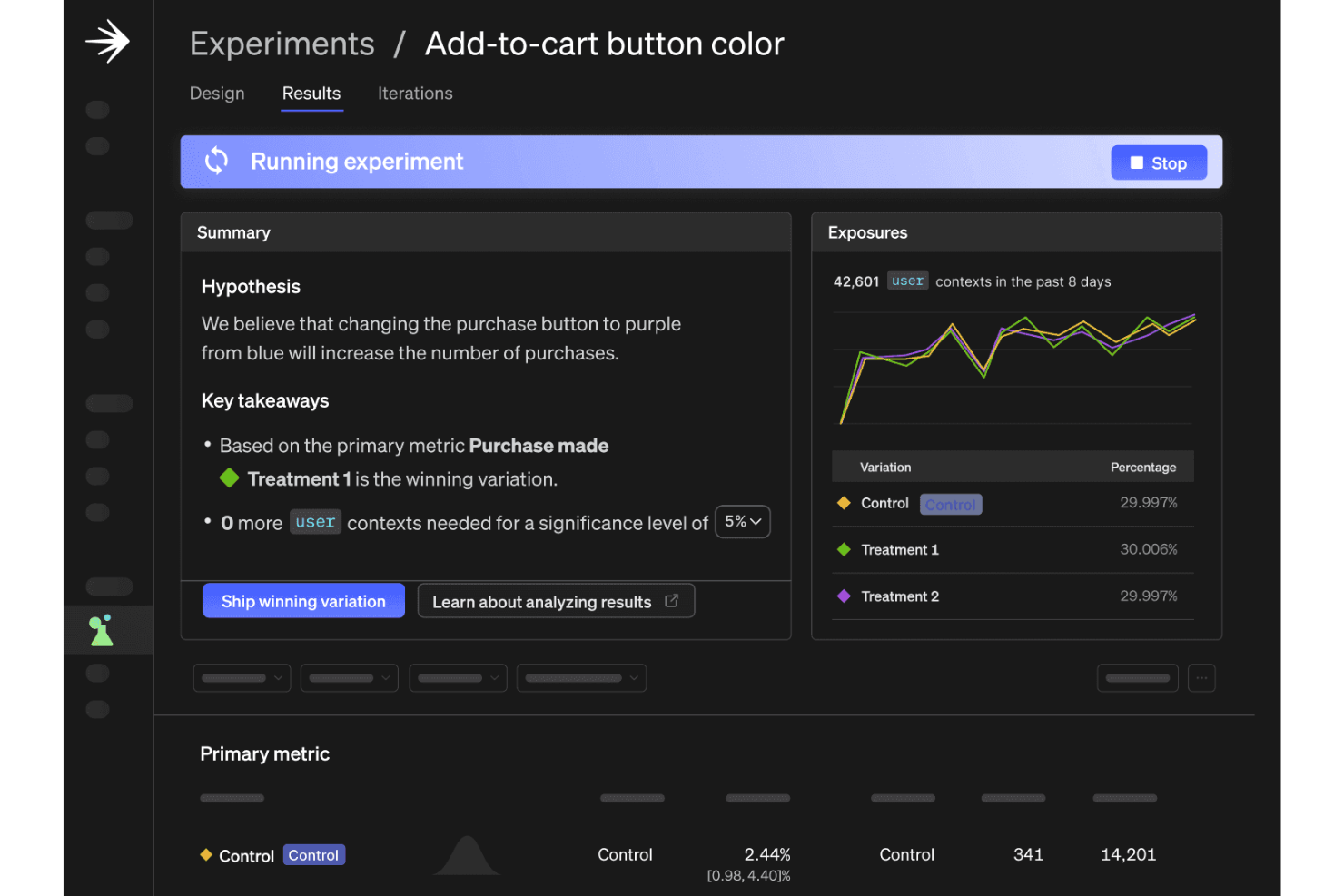  screenshot - LaunchDarkly-arvostelu: hyvät ja huonot puolet, ominaisuudet ja hinnoittelu
