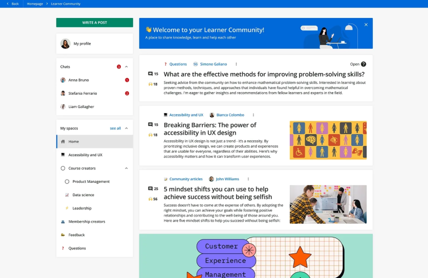  screenshot - Avis sur Docebo : avantages, inconvénients, fonctionnalités et tarifs