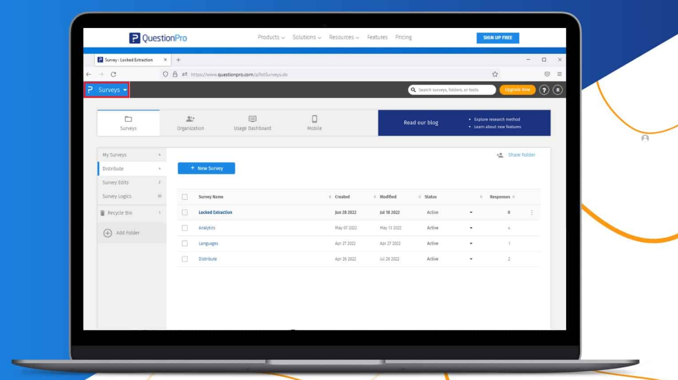  screenshot - Recensione di QuestionPro: vantaggi, svantaggi, funzionalità e prezzi