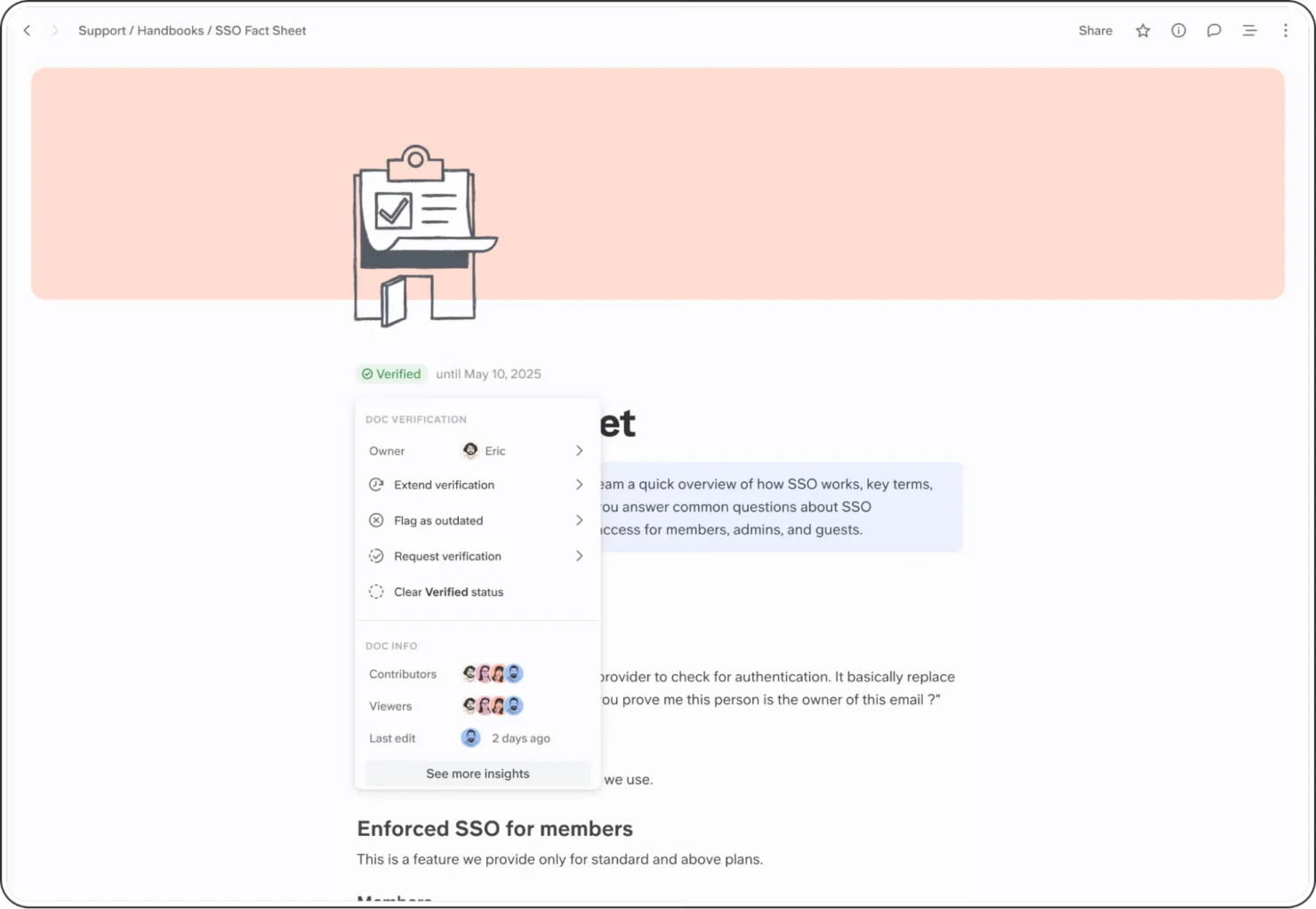  screenshot - Avis sur Slite : Avantages, Inconvénients, Fonctionnalités et Tarification