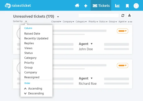  screenshot - Raiseaticket-arvostelu: hyvät ja huonot puolet, ominaisuudet ja hinnoittelu