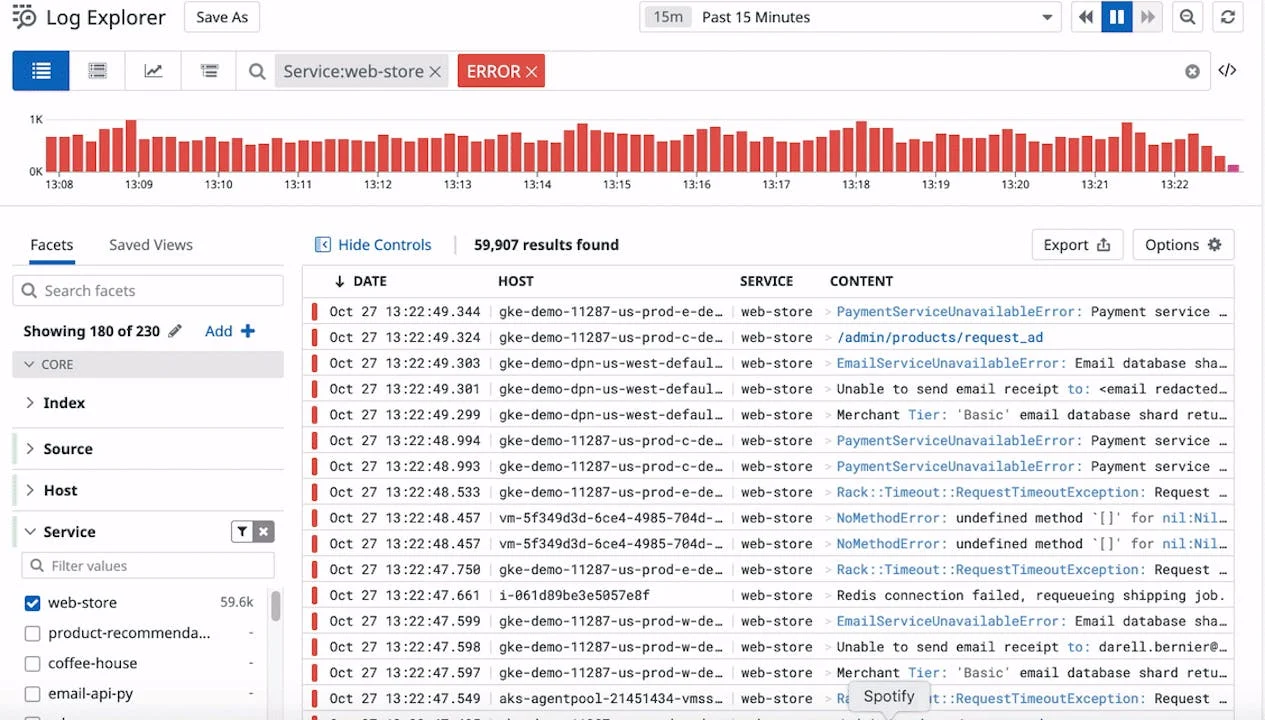  screenshot - Datadog-Bewertung: Vorteile, Nachteile, Funktionen und Preise