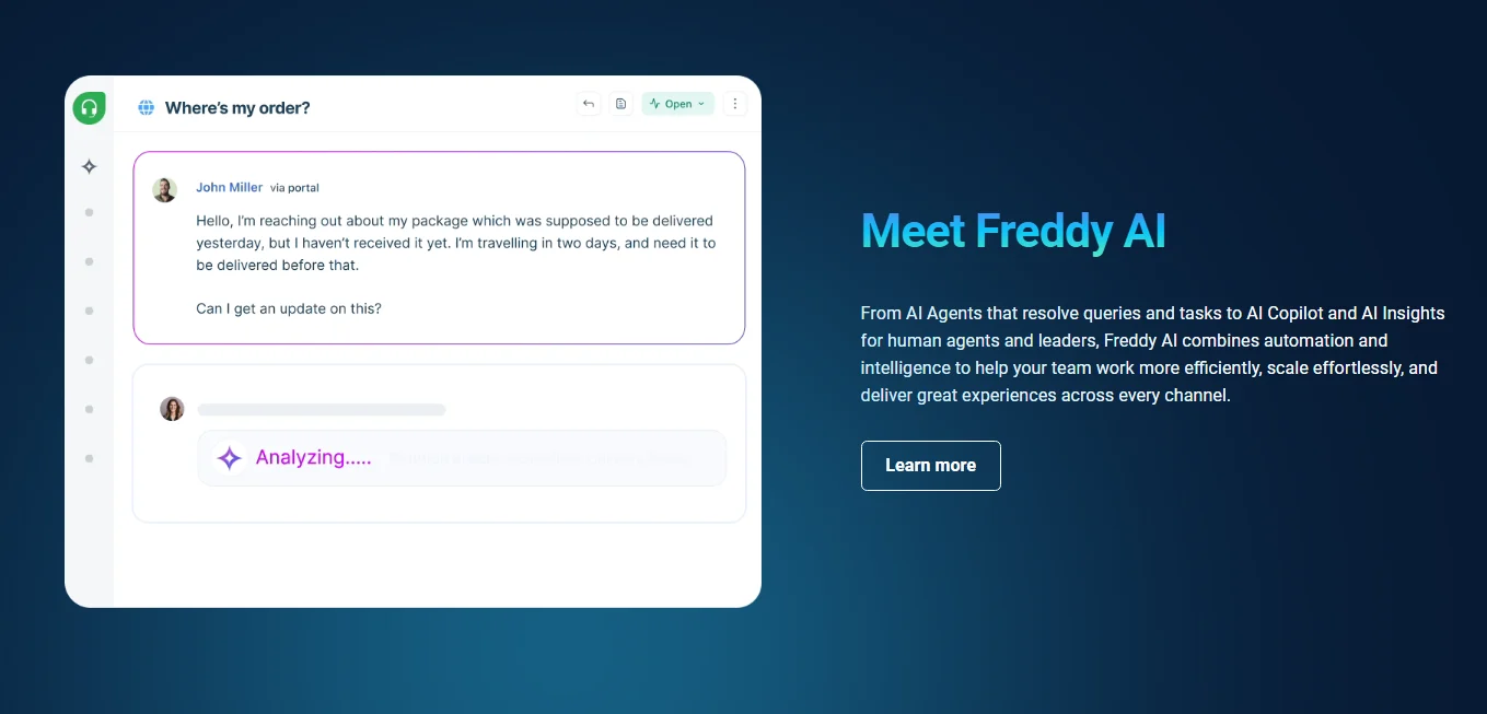  screenshot - Freshdesk Omni -arvostelu: hyvät ja huonot puolet, ominaisuudet ja hinnoittelu