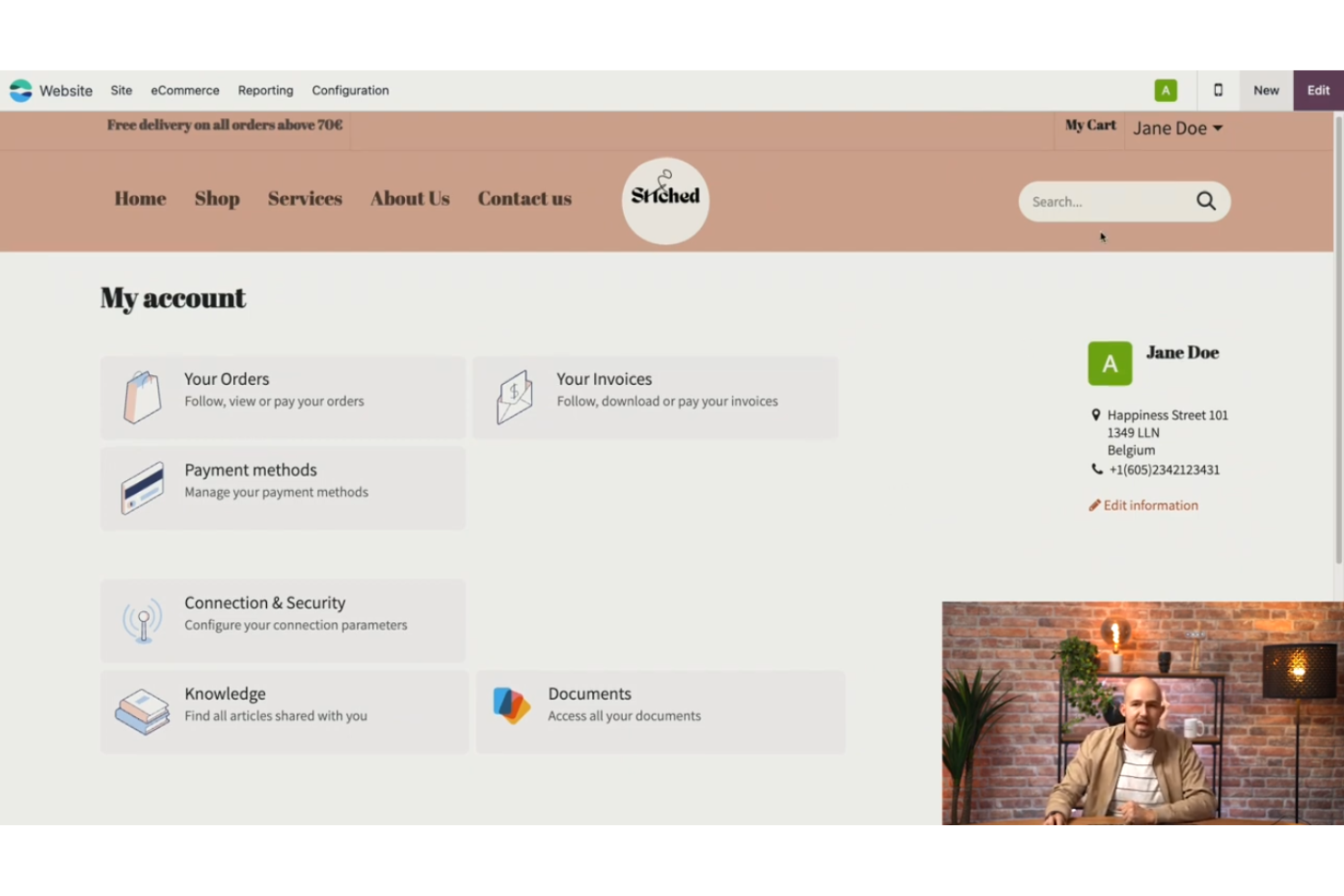 screenshot - Odoo-anmeldelse: Fordele, ulemper, funktioner og priser