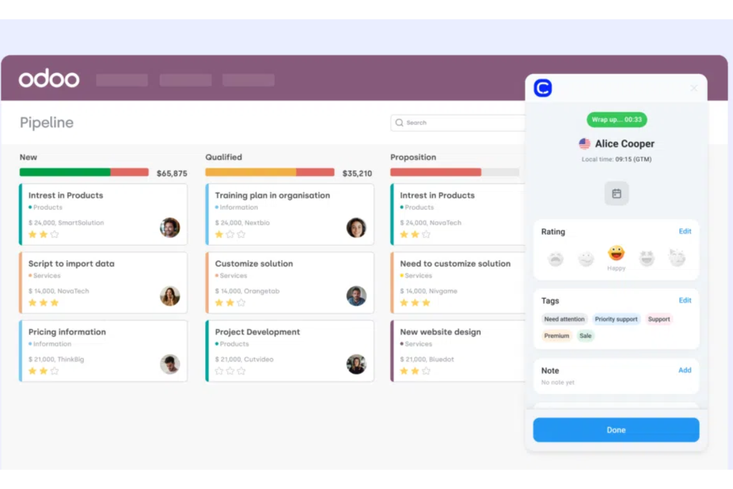  screenshot - Odoo-anmeldelse: Fordele, ulemper, funktioner og priser