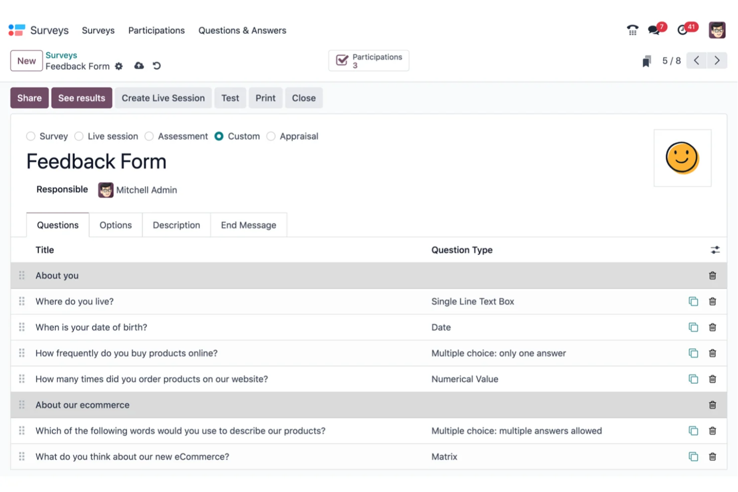  screenshot - Odoo-anmeldelse: Fordele, ulemper, funktioner og priser