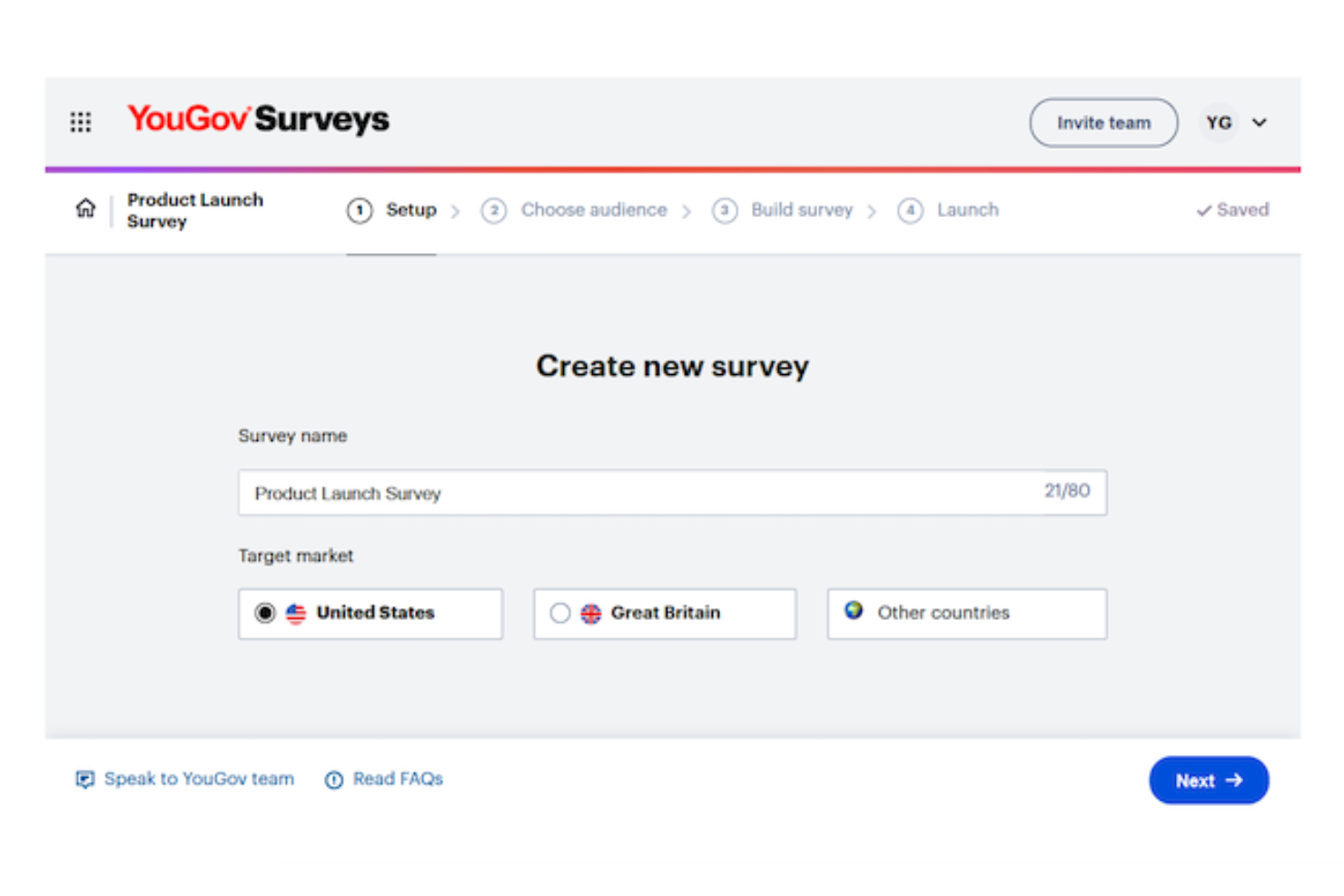  screenshot - Avis sur YouGov : avantages, inconvénients, fonctionnalités et tarifs