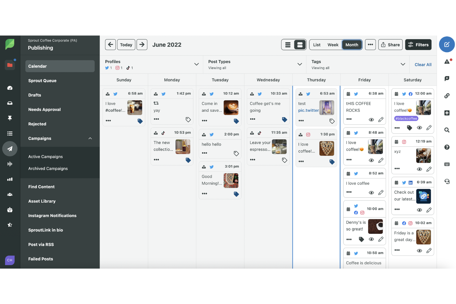  screenshot - Sprout Social Review: Pros, Cons, Features, and Pricing