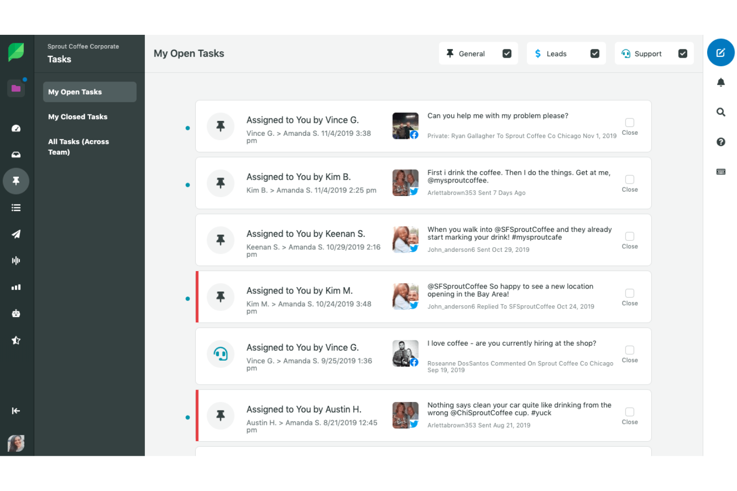  screenshot - Sprout Social Review: Pros, Cons, Features, and Pricing