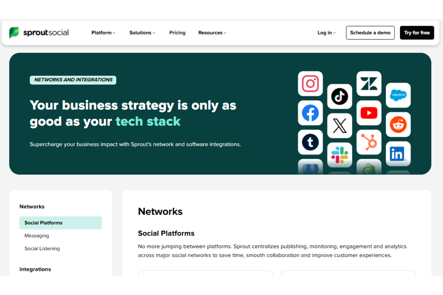  screenshot - Avis sur Sprout Social : avantages, inconvénients, fonctionnalités et tarifs