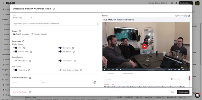  screenshot - Speak AI-recension: Fördelar, nackdelar, funktioner och priser