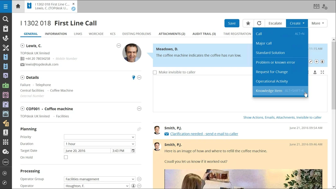  screenshot - TOPdesk Review: Pros, Cons, Features, and Pricing
