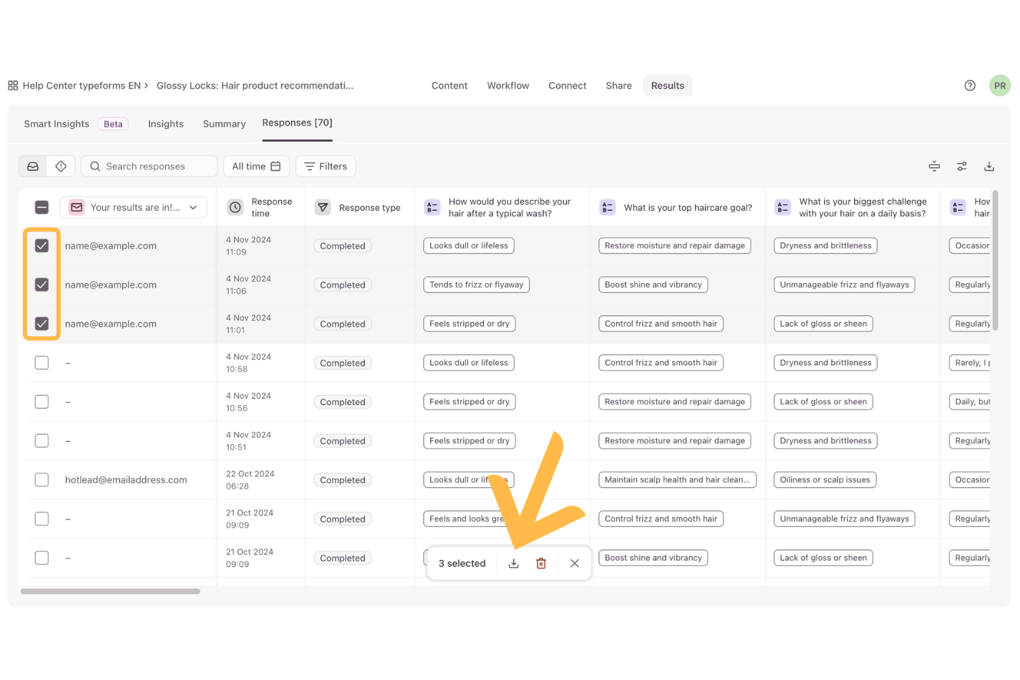  screenshot - Avis sur Typeform : avantages, inconvénients, fonctionnalités et tarifs