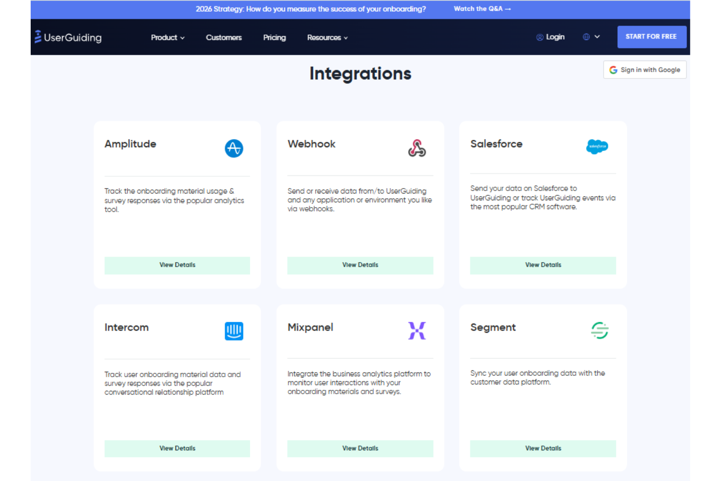  screenshot - Recensione di UserGuiding: vantaggi, svantaggi, funzionalità e prezzi
