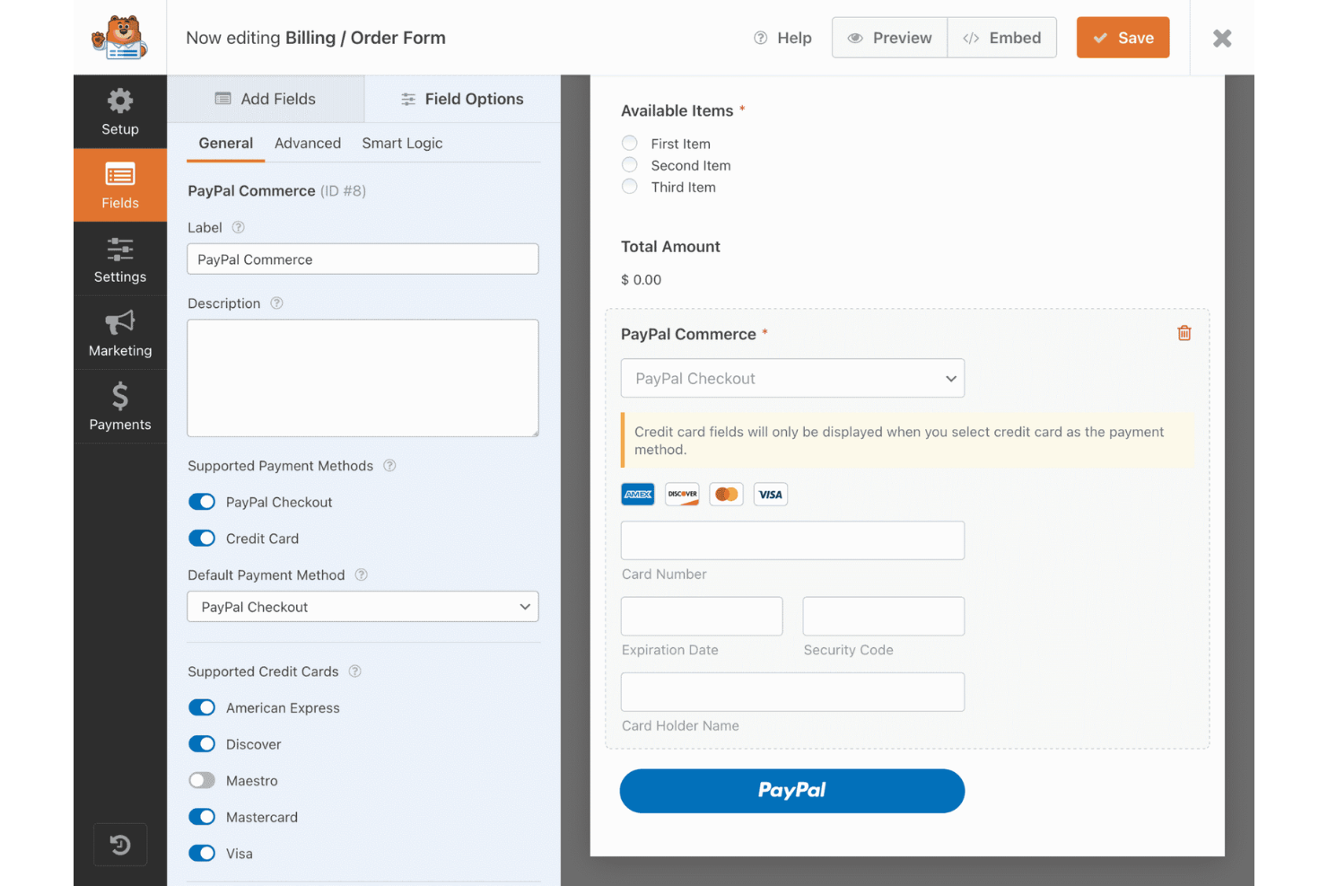  screenshot - WPForms-arvostelu: hyvät ja huonot puolet, ominaisuudet ja hinnoittelu