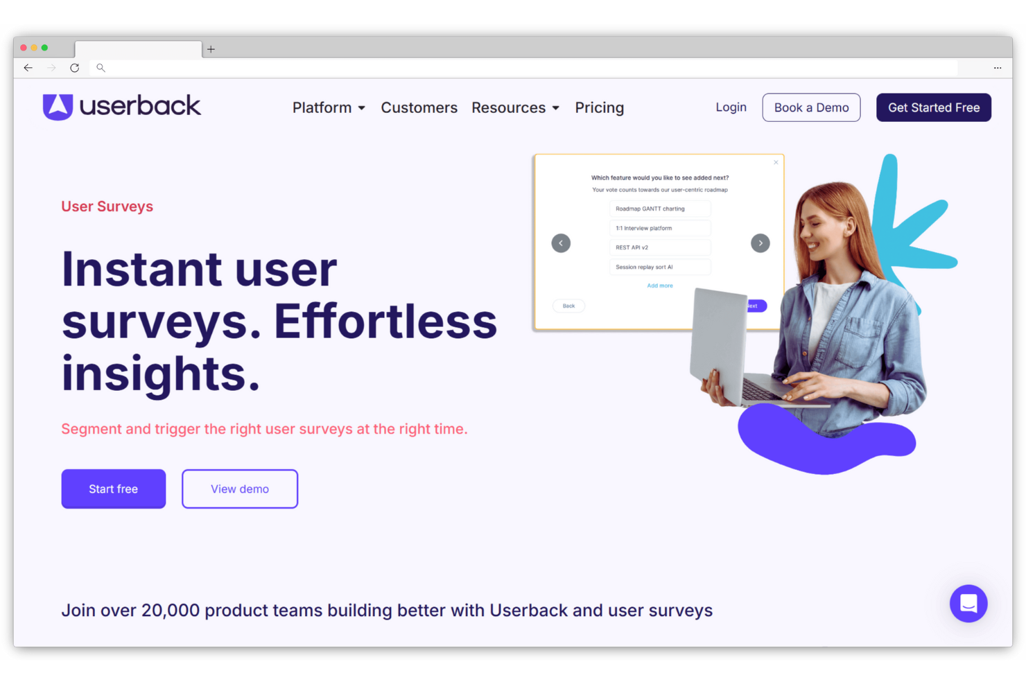  screenshot - Userback-beoordeling: voordelen, nadelen, functies en prijzen