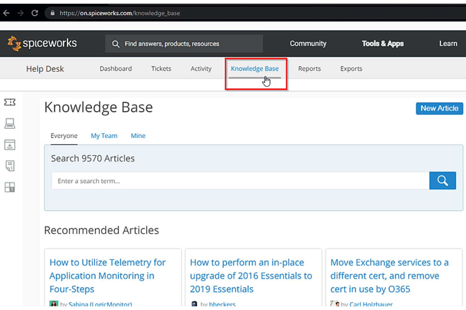  screenshot - Spiceworks-recension: Fördelar, nackdelar, funktioner och priser